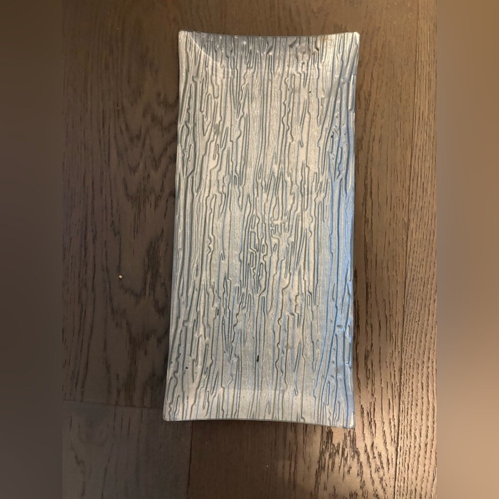 Michaels glass plate perfect for candles new with tag ret $58